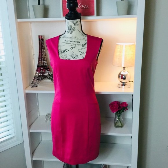 Privee Pink, Zipper Back Rayon/Nylon/Spandex Dress - Picture 6 of 7